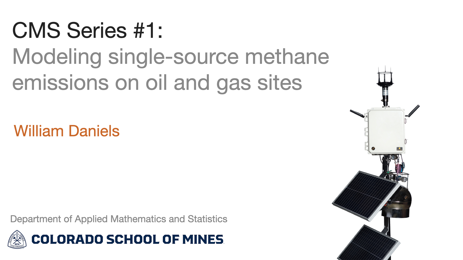 CMS #1: Modeling single-source emissions